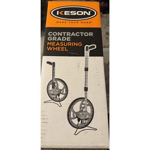 RR318N Keson Contractor Grade Telescoping Handle Large Measuring Wheel- 3 ft New - Picture 4 of 5